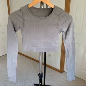 Lululemon Ebb To Street Long Sleeve Gray 2